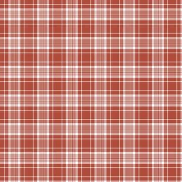 Rust Orange and White Plaid Seamless Background Texture Stock Illustration