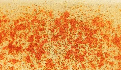 Rust on the painted steel surface  Stock Photos
