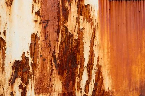 Rust pattern, Rusty stain. Steel grungy rust texture. Stock Photos