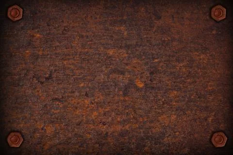 Rust plate background Stock Photos