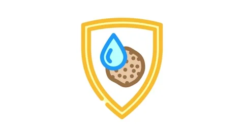 Rust resistant color icon animation Stock Footage 327256246