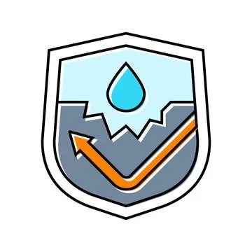 Rust resistant color icon vector illustration Stock Illustration