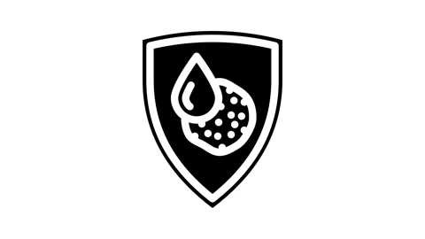 Rust resistant glyph icon animation Stock Footage 326728799