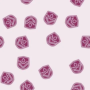 Rust resistant glyph seamless pattern Stock Illustration