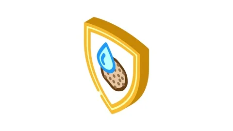Rust resistant isometric icon animation Stock Footage 327275036
