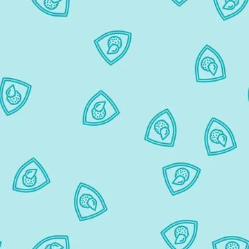Rust resistant line vector seamless pattern Stock Illustration
