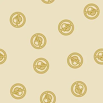 Rust resistant line vector seamless pattern Stock Illustration