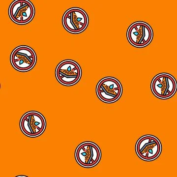 Rust resistant vector seamless pattern Stock Illustration
