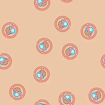 Rust resistant vector seamless pattern Stock Illustration