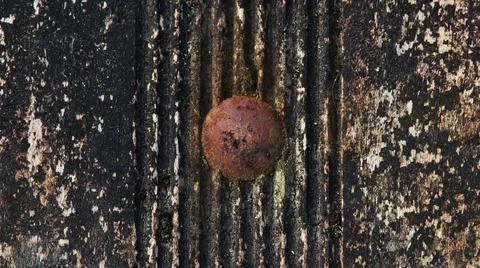 Rust Round Screw Stock Photos