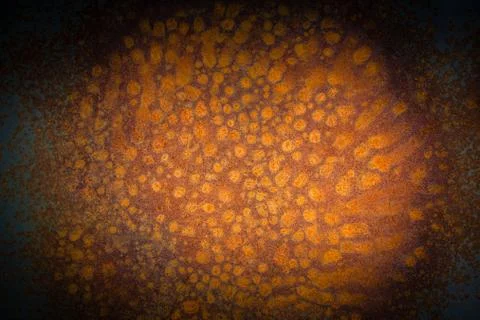 Rust stains on the metal surface 写真素材
