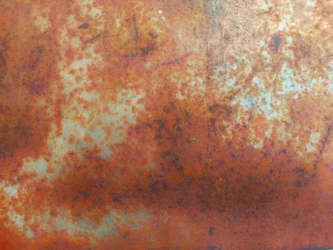 Rust stains on old iron Stock Photos