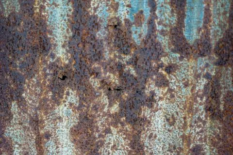 Rust on steel pattern background Foto stock
