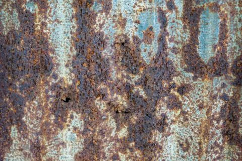 Rust on steel pattern background Stock Photos