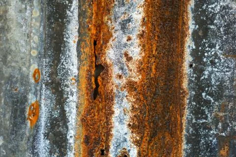 Rust on steel pattern background Stock Photos