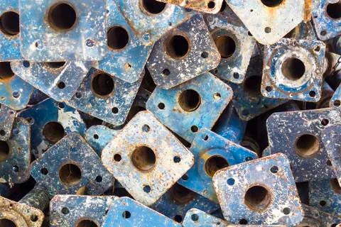 Rust steel pipe Stock Photos