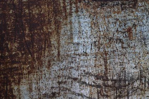 Rust texture Background close-up rusty red metal weathered old surface Stock Photos