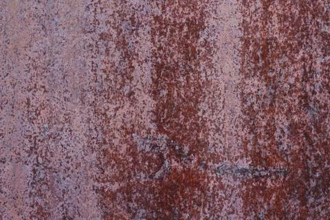 Rust texture Background close-up rusty red metal weathered old surface Stock Photos