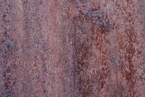 Rust texture Background close-up rusty red metal weathered old surface Stock Photos