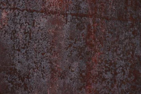 Rust texture Background close-up rusty red metal weathered old surface Stock Photos