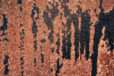Rust texture on corroded metal surface. Rust background with iron. Rusty metal Stock Photos