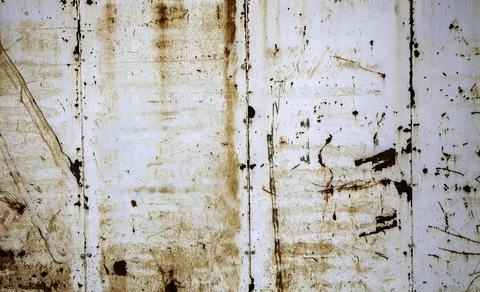Rust texture on metal wall, corrosive metal, industrial backgrounds Stock Photos