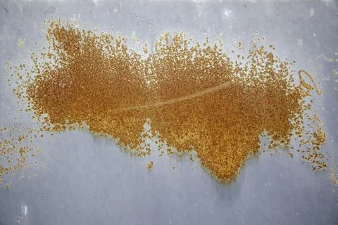 Rust texture on metal wall Stock Photos