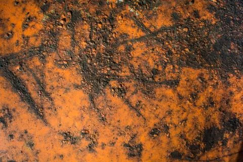 Rust texture, rust on worn metal grunge surface Stock Photos