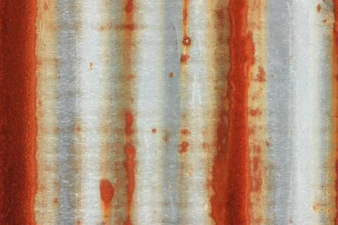 Rust texture zinc wall for background 스톡 사진