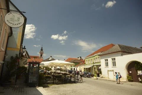 Rust Village Square Stock Photos