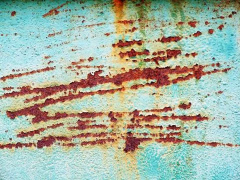 Rust on the walls Stock Photos