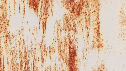 Rust White Painted Wall Texture Seamless Loop. Corroded Brush Strokes. Video stock 225559875