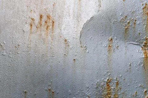 Rusted and Dented Silver Background Stock Photos