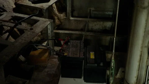 RUSTED BATTERIES Stock Footage 141747425