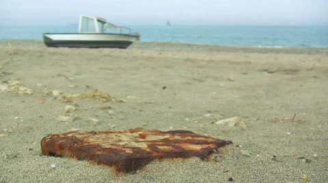 Rusted beach 库存影片 693472