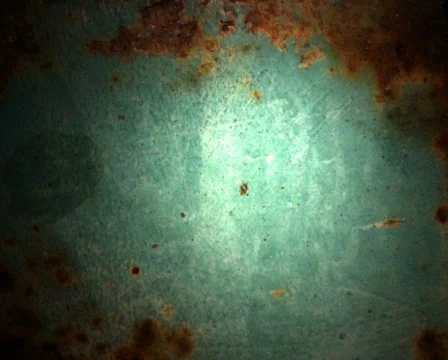 Rusted Blue Metal Stock Footage 102400
