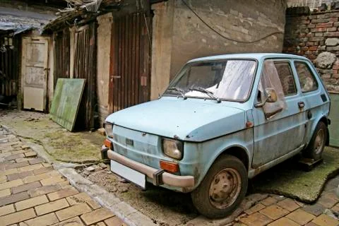 Rusted car 스톡 사진
