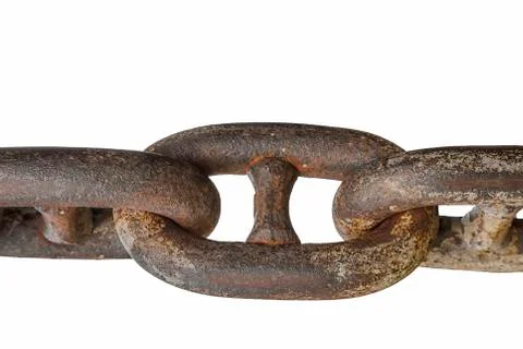 Rusted chain Stock Photos