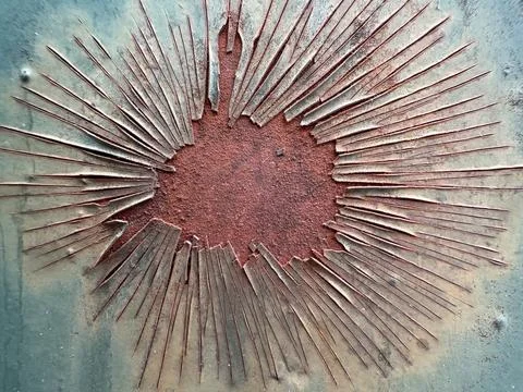 Rusted Fractures Stock Photos