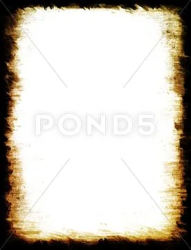 Rusted grunge frame Stock Illustration