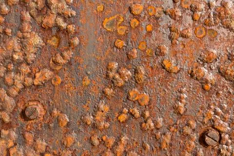 Rusted iron metal surface  texture, background Stock Photos