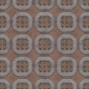 Rusted iron plate seamless generated texture 스톡 일러스트
