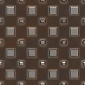 Rusted iron plate seamless generated texture Stock Illustration