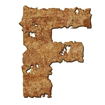 Rusted letters. Stock Photos