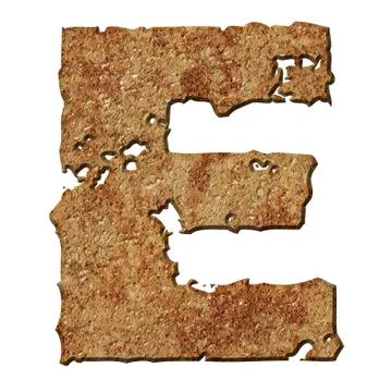 Rusted letters. Stock Photos