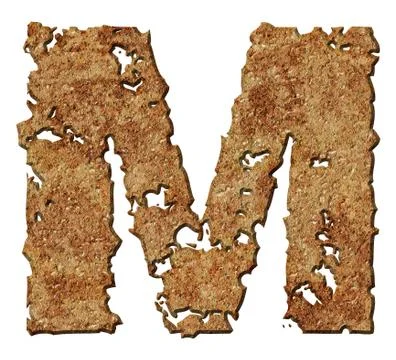 Rusted letters. Stock Photos