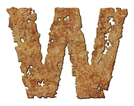Rusted letters. Stock Photos