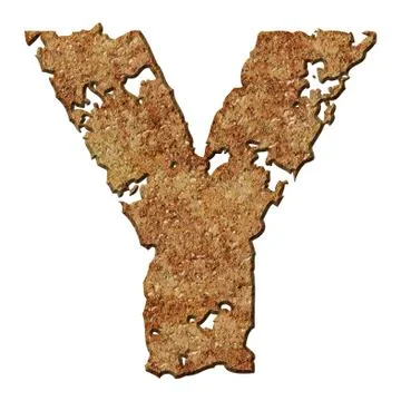 Rusted letters. Stock Photos