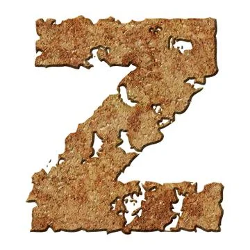 Rusted letters. Stock Photos