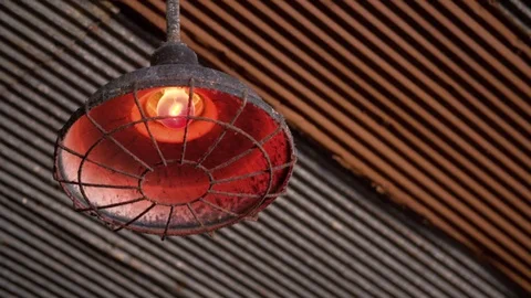 Rusted Light Stock Footage 129623935